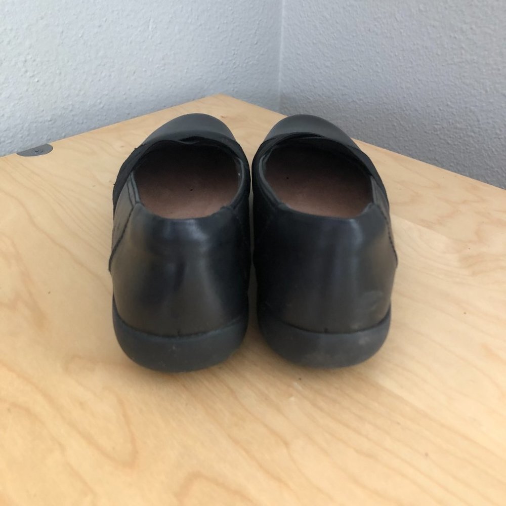 Clark's Collection Loafer Women's size 8.5 Black Ballet Flat Comfort - Picture 4 of 12